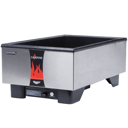 Vollrath 71001 Cayenne Model 1001 Countertop Hot Food Merch Warmer With Stainless Steel Ext