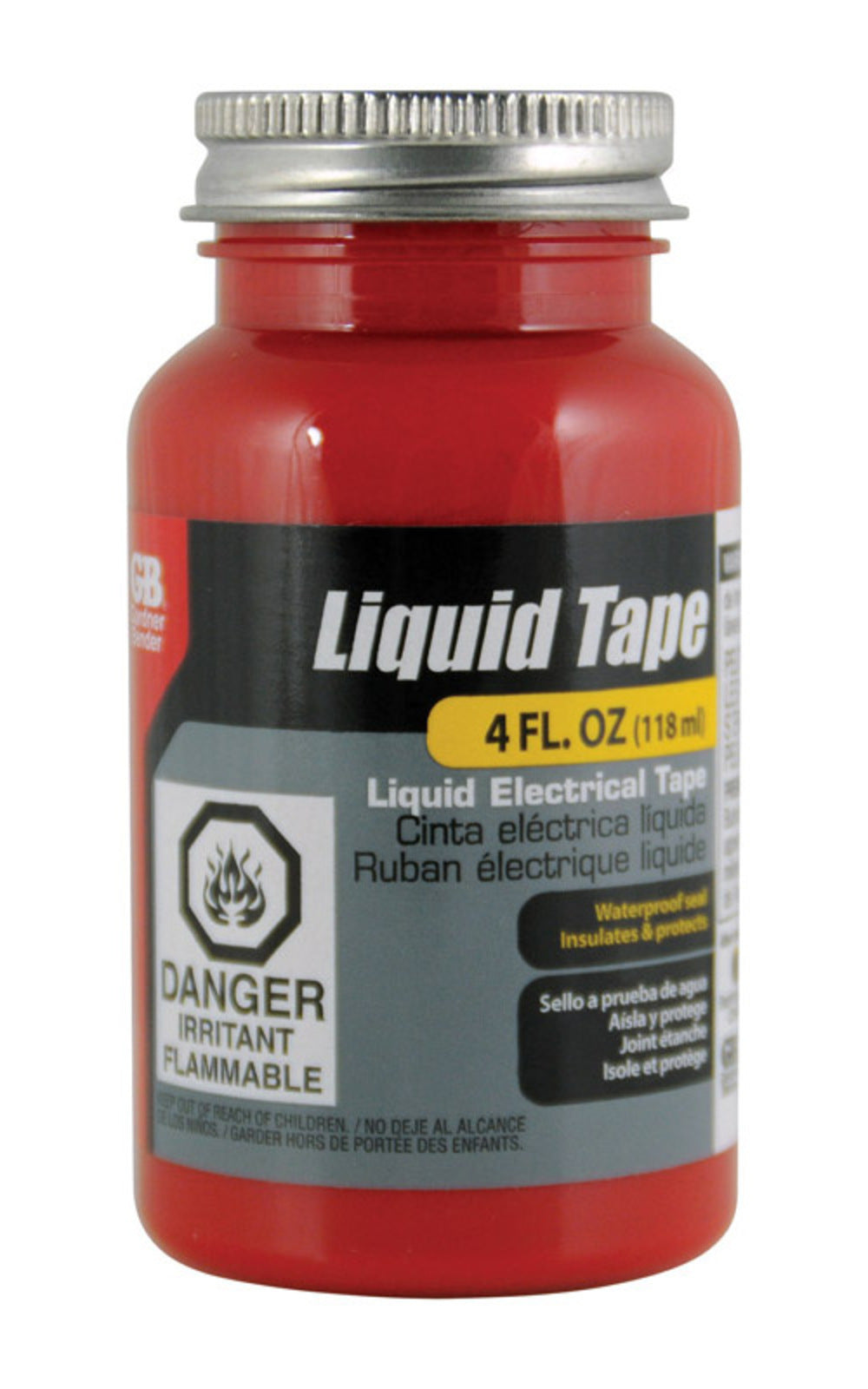 ELEC TAPE LIQ RED 4OZ