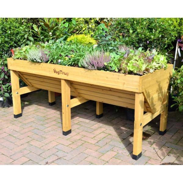 VegTrug 1.8 m Natural Cedar Raised Bed Planter VTNMD0367USA