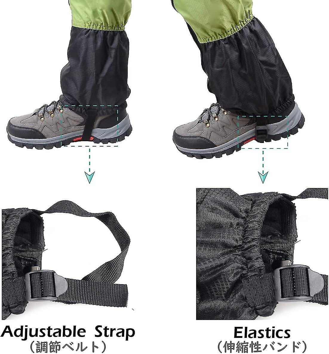 Fleece-lined Snow Leg Gaiters Waterproof Boot Gators Hiking Gaiters For Kids Men Women Lightweight Walking Climbing Hunting Cycling Leggings Cover