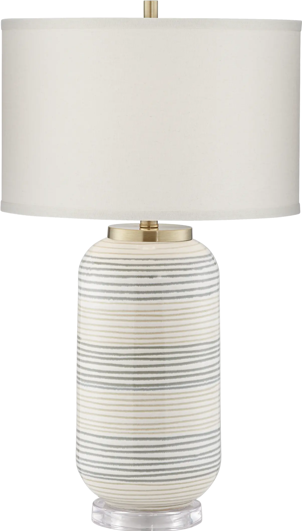 Adler Striped Table Lamp