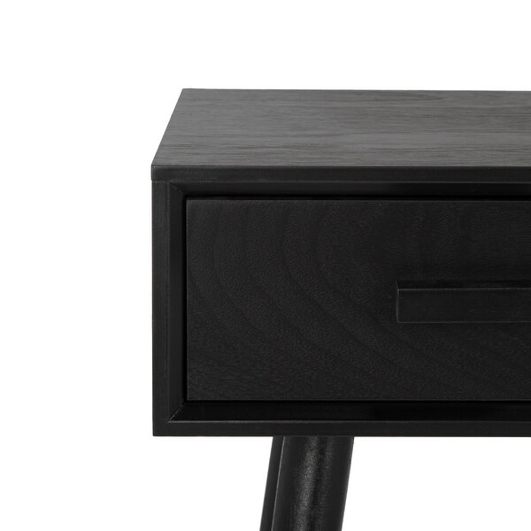 SAFAVIEH Albus Black 3-drawer Console Table - 41.8