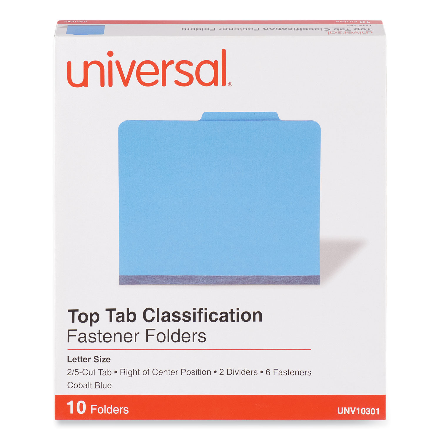 Pressboard Classification Folders UNV10301 | On Time Supplies