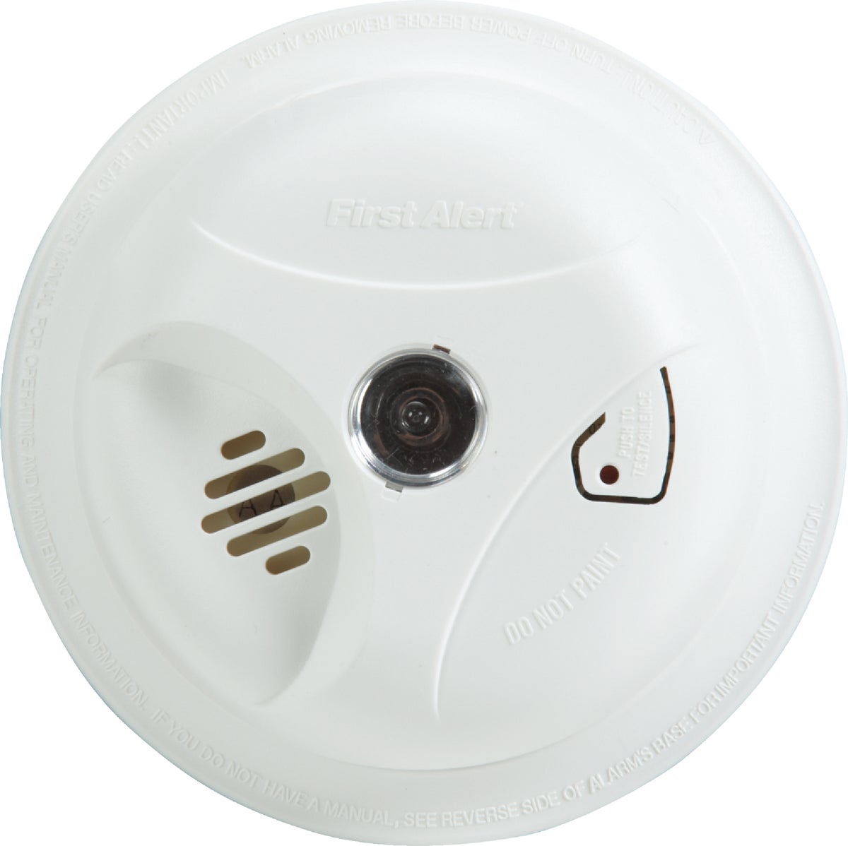 First Alert Smoke Alarm With Light White