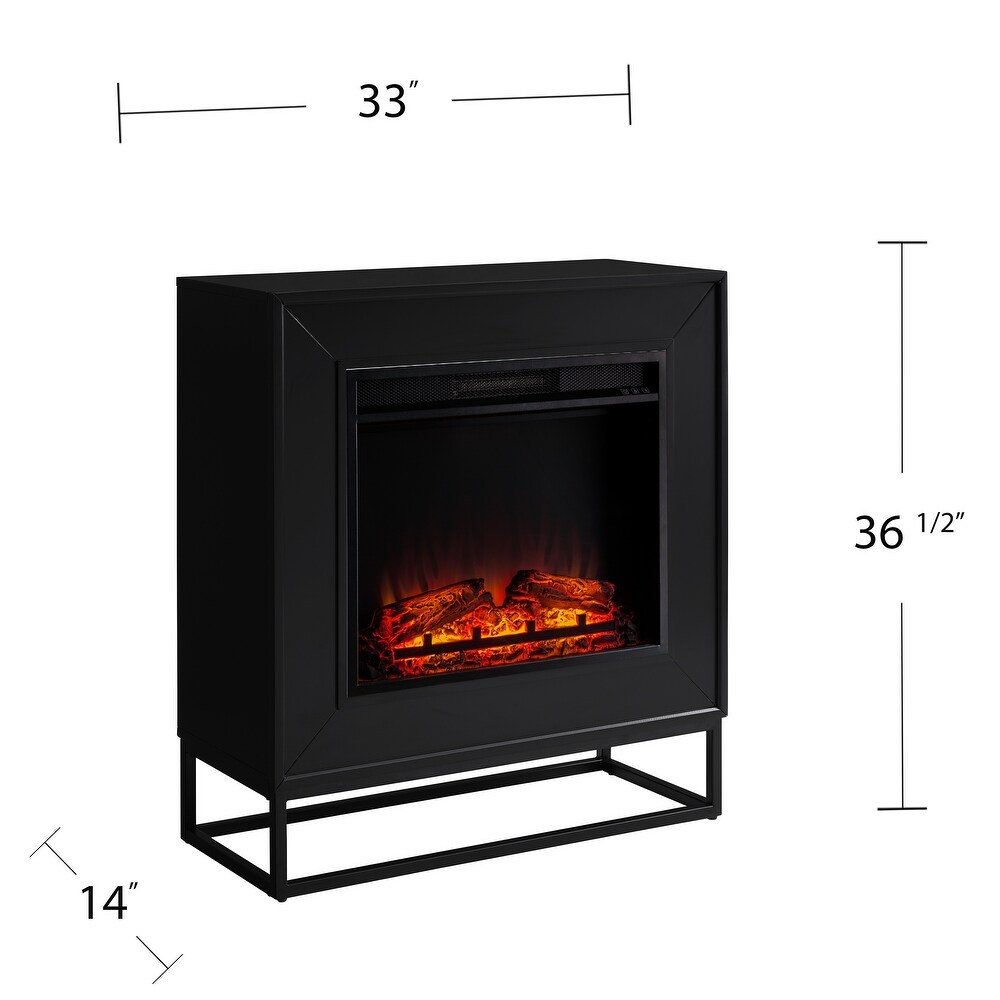 SEI Furniture Francis Contemporary Electric Fireplace