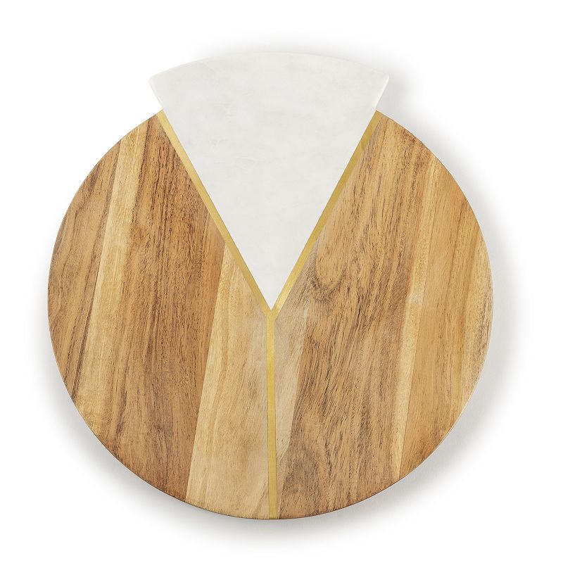 Delane Marble and Wood Cutting Board