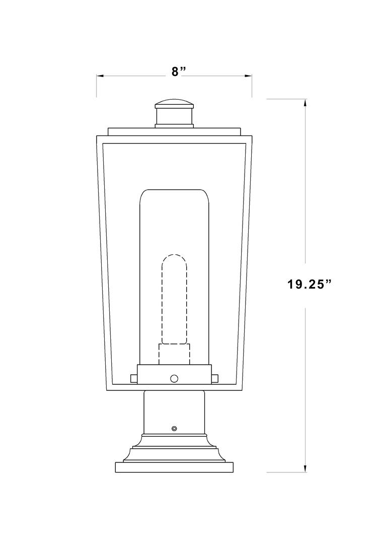 Z-Lite 594PHMR533PMBK