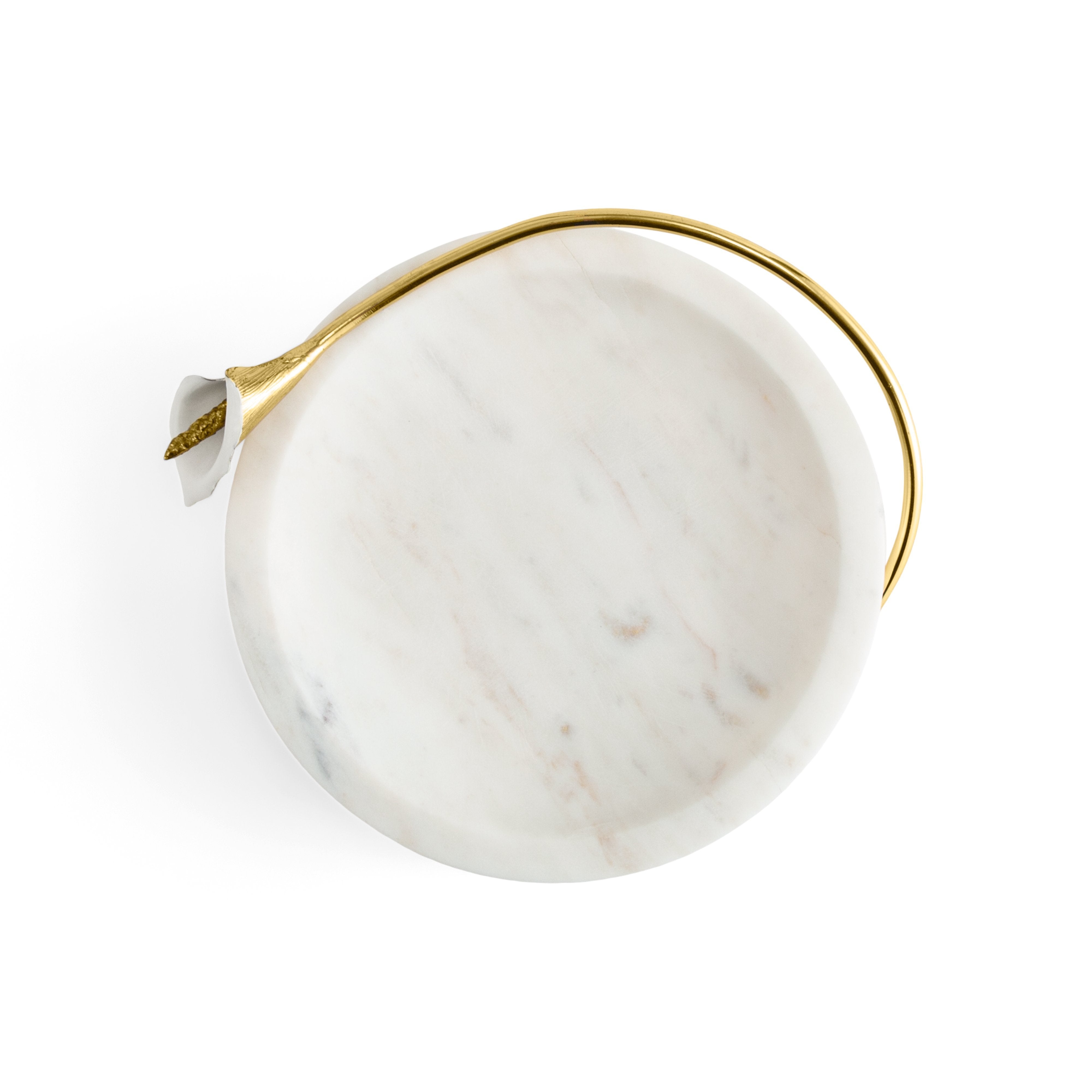 Calla Lily Marble Dish