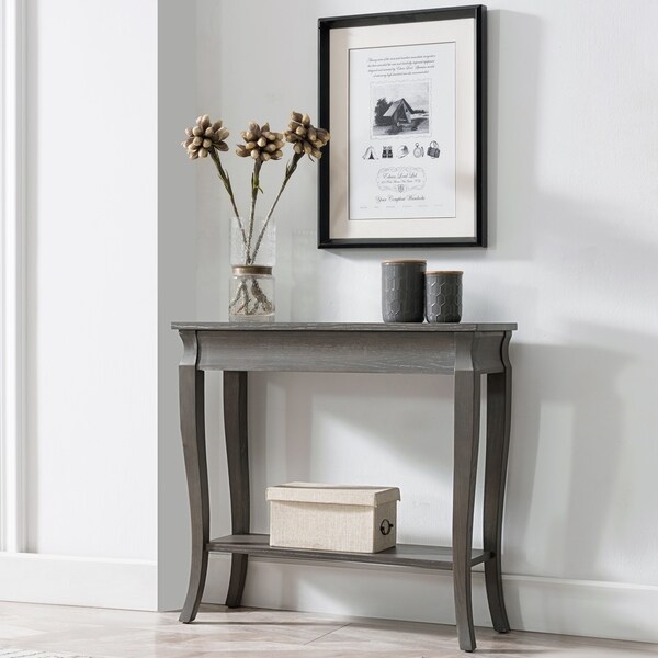 Traditional Living Room Wood Hall Console