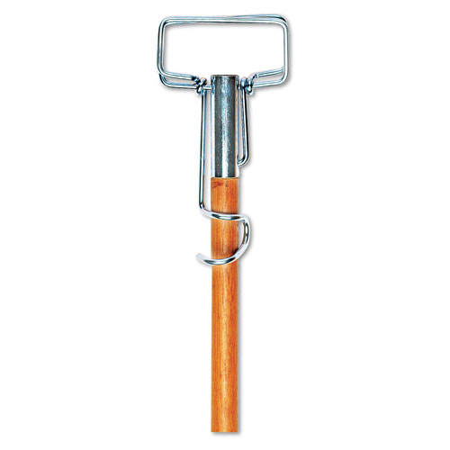 Boardwalk Spring Grip Metal Head Mop Handle for Most Mop Heads | 60