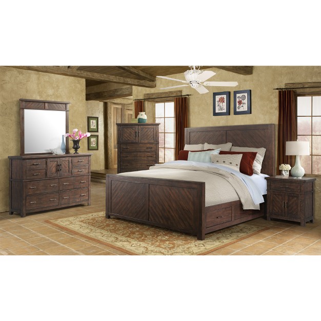 Dex Dresser Walnut Brown Picket House Furnishings