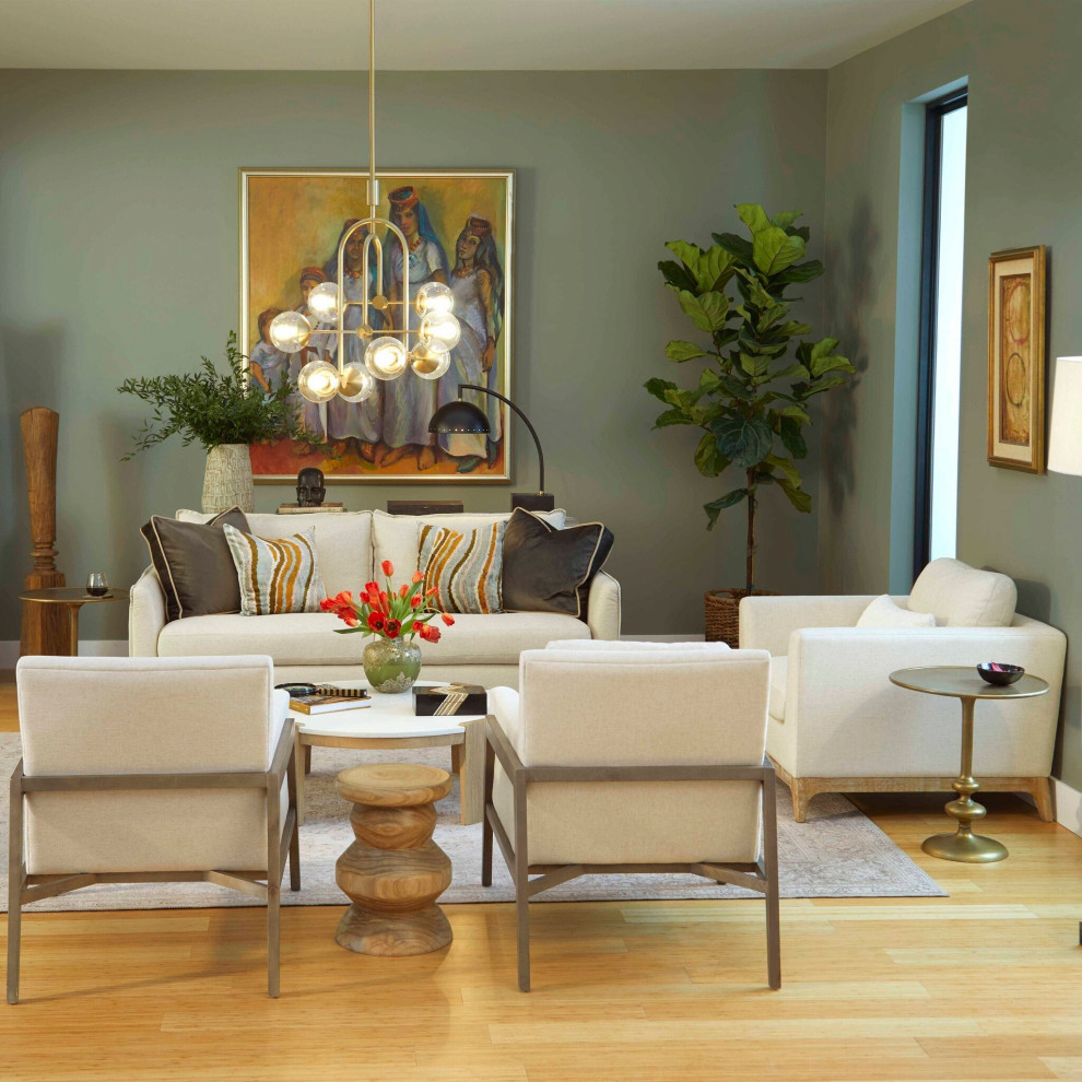 Chicory Chair  White Cream   Farmhouse   Armchairs And Accent Chairs   by Hudson Home Decor  Houzz