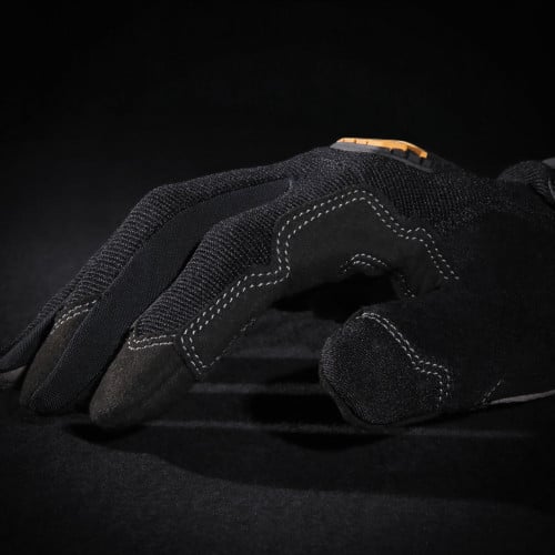 Ironclad General Utility Spandex Gloves， Black， Medium， Pair (GUG03M)