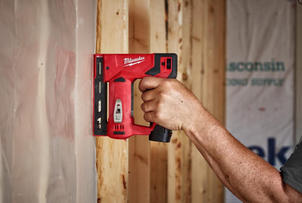 Milwaukee M12 3/8 in. Crown Stapler 2447-20 from Milwaukee