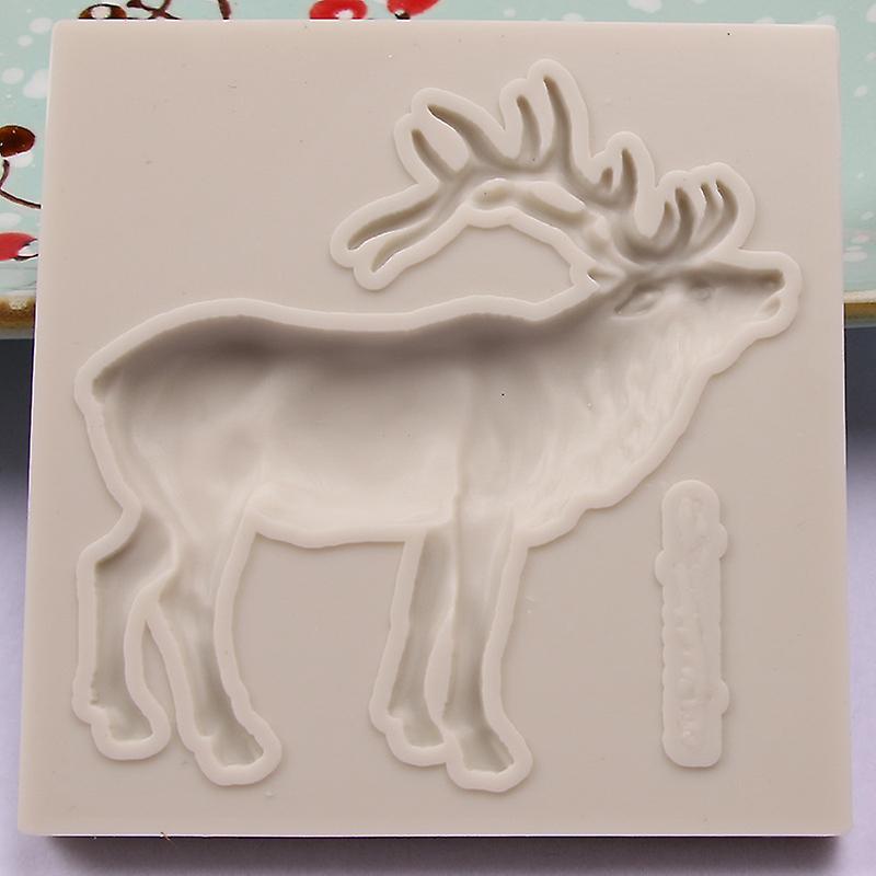 Christmas Reindeer Shape Cake Mold - 1pc