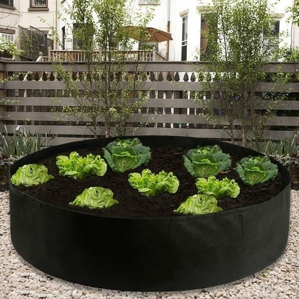 ODOMY Large Growing Raised Plant Bed Garden Flower Planter Elevated Vegetable Box Planting Bags