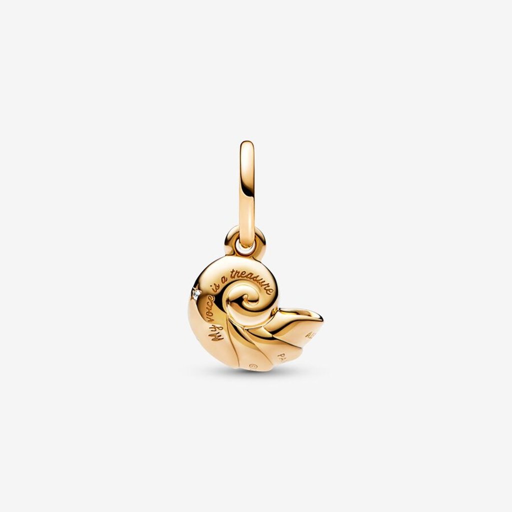 PANDORA  Disney The Little Mermaid Enchanted Shell Dangle Charm