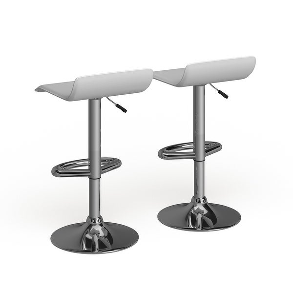 Porch and Den Elsinore Leatherette Bar Stools (Set of 2)