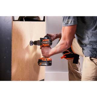 RIDGID 18V Brushless Cordless 7-Tool Combo Kit with (1) 2.0 Ah Battery (2) 4.0 Ah Batteries and Charger R9258SB