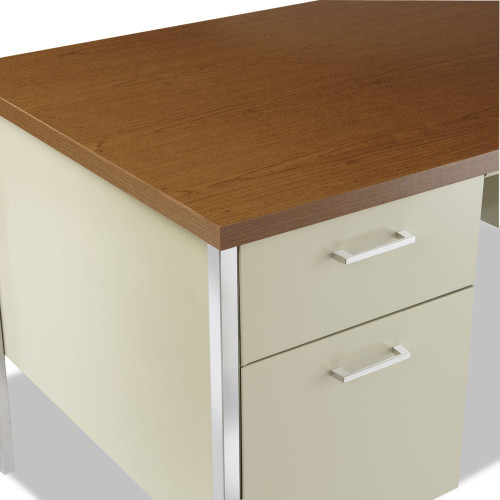 Alera Double Pedestal Steel Desk， 60