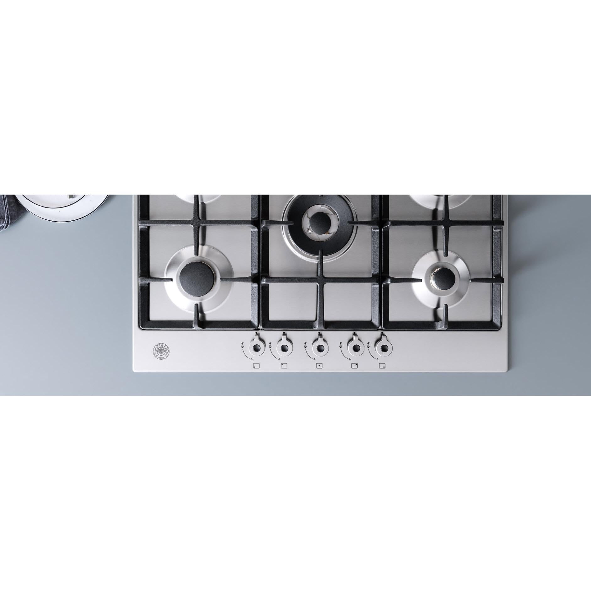 Bertazzoni 36-inch Built-in Gas Cooktop with 5 Burners PROF365CTXV