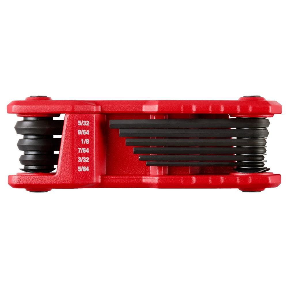 Milwaukee 9 Key Folding Hex Key Set SAE 48-22-2181 from Milwaukee