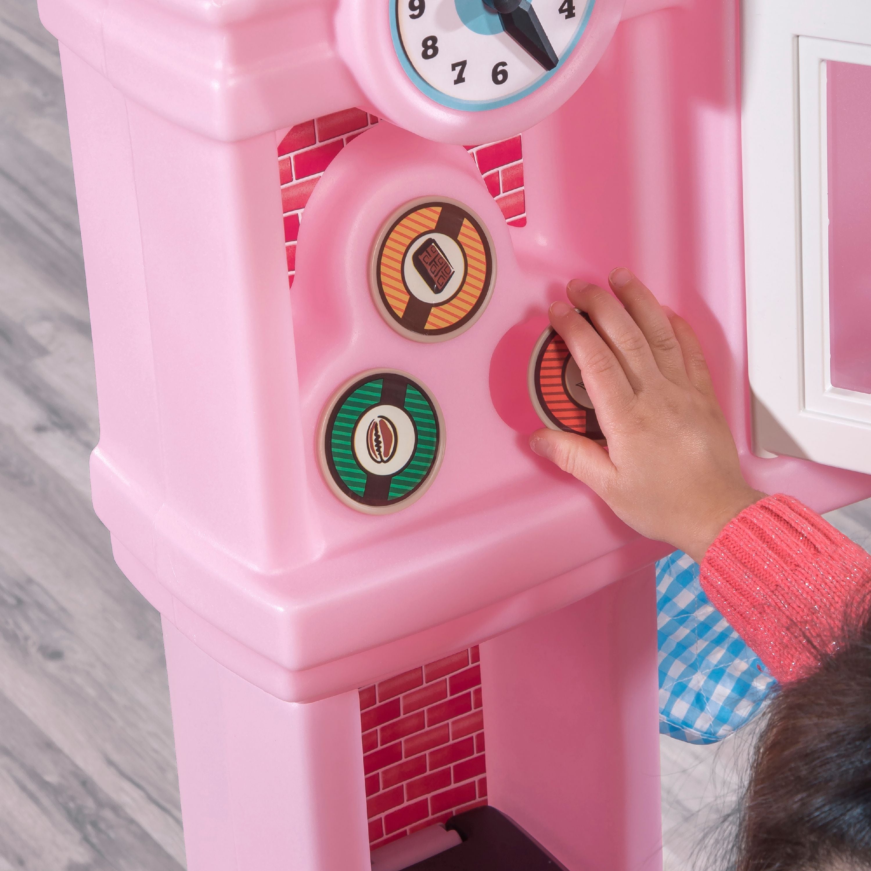 Step2 Great Gourmet Play Kitchen with Storage Bins and Accessory Play Set - Pink