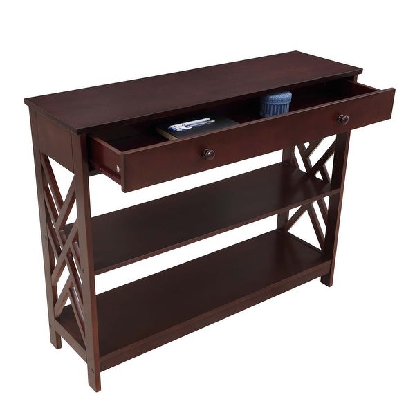 Copper Grove Zeus Console Table with Shelf