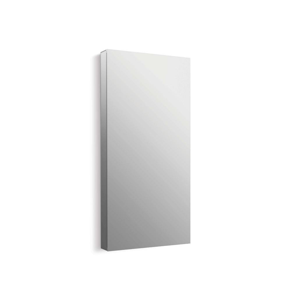 KOHLER Maxstow 20 in. x 40 in. Aluminum Frameless Surface-Mount Soft Close Medicine Cabinet with Mirror K-R79227-LA1