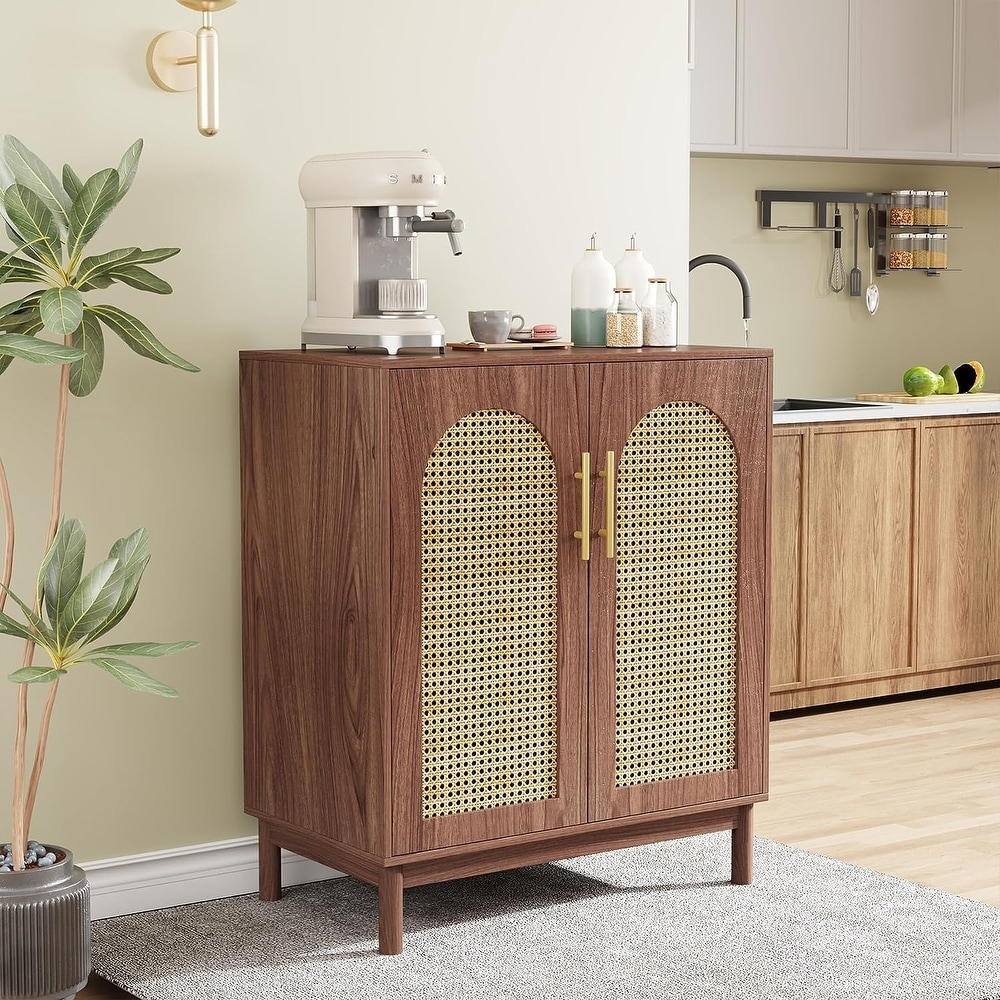 Rattan Sideboard Buffet Cabinet