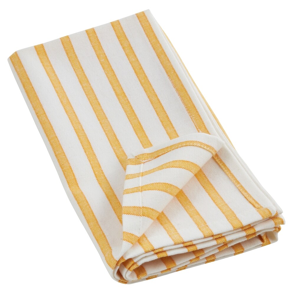 Cheerful Striped Cotton Napkins (Set of 4)