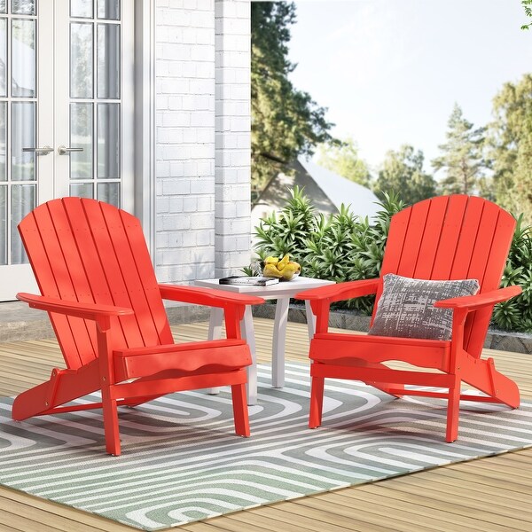 Hanlee Outdoor Rustic Acacia Wood Folding Adirondack Chair (Set of 2) by Christopher Knight Home