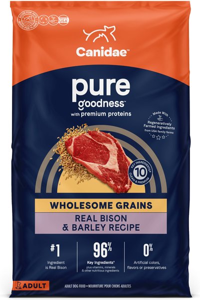 CANIDAE Pure Goodness Real Bison and Barley Recipe Dry Dog Food