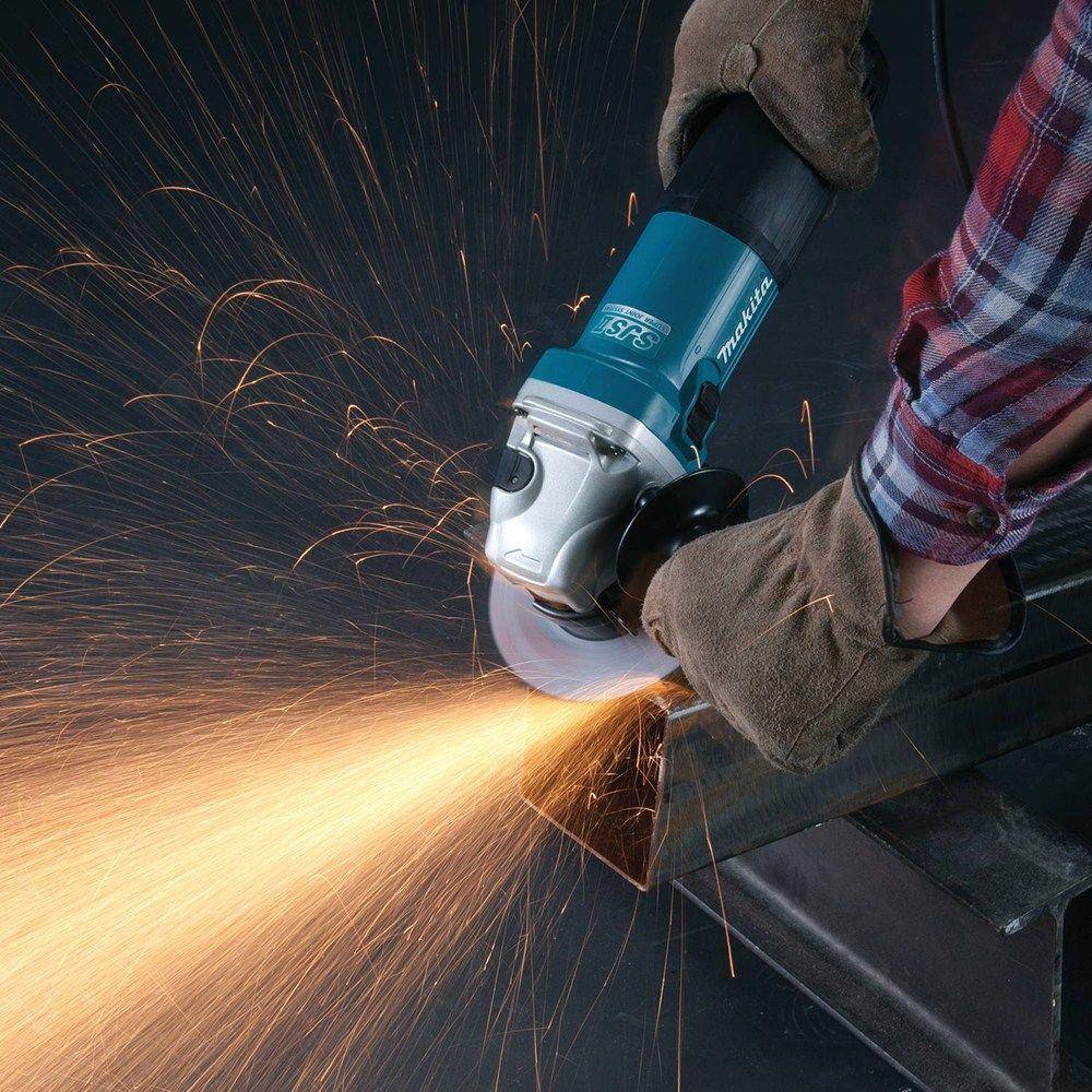 Makita 12 Amp 5 in. SJS II High-Power Angle Grinder GA5042C