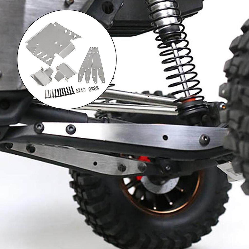 Rc Chassis Armor Combo Set For Axial 1/10 Rc Rock Crawler Car Spare Parts