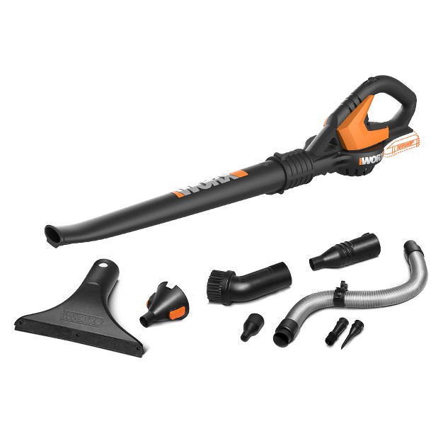 Worx Wg545 9 20v Power Share Air Cordless Leaf Blower amp Sweeper tool Only