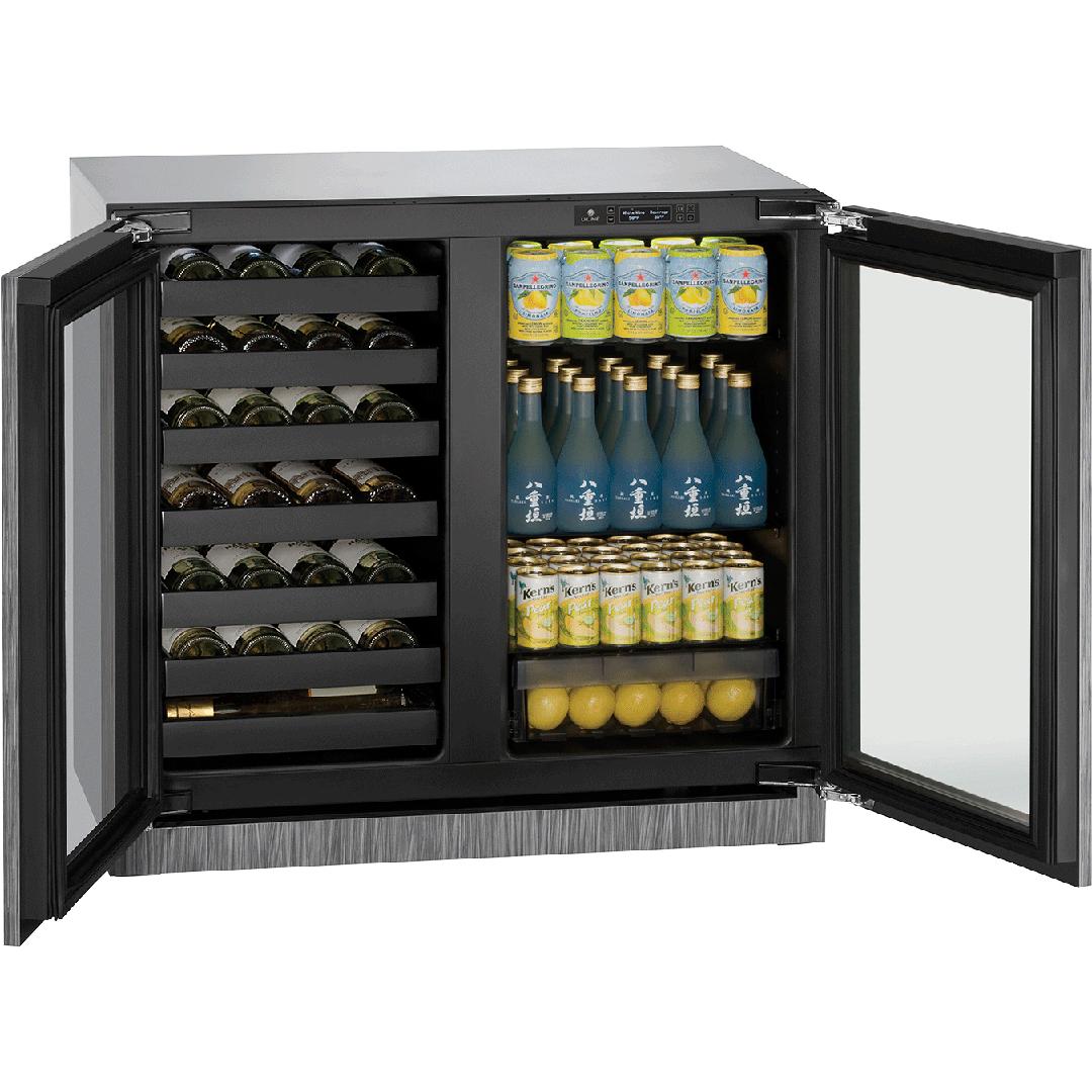 U-Line 7 cu. ft. Built-in Beverage Center U-3036BVWCINT-00B