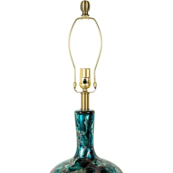 Suzannah Modern Bold Painted Glass Table Lamp - 27