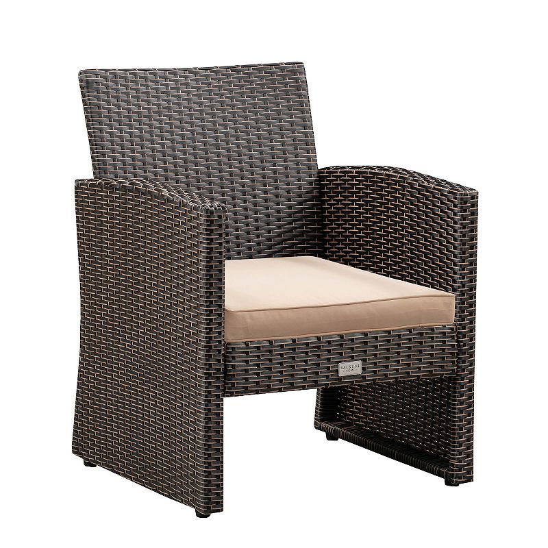 Belkene Home Ashville Wicker Patio 4-piece Set