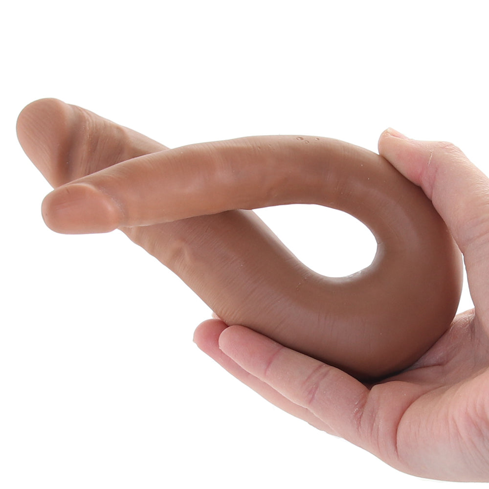 Dr. Skin Mini 12 Inch Double Dildo in Mocha