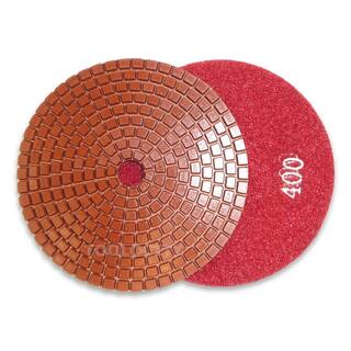 Toolocity 4 in. JHX Metal Bond Diamond Polishing Pad (Set of 7) JHXR0202SET4