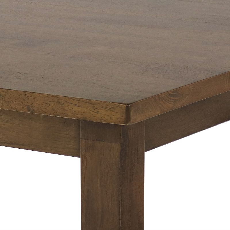 Sunnydaze Arnold 4 ft Wooden Counter-Height Dining Table - Weathered Oak