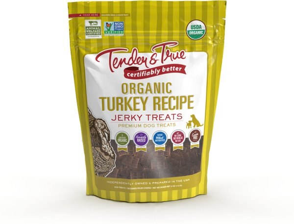 Tender and True Organic Turkey Grain-Free Jerky Dog Treats