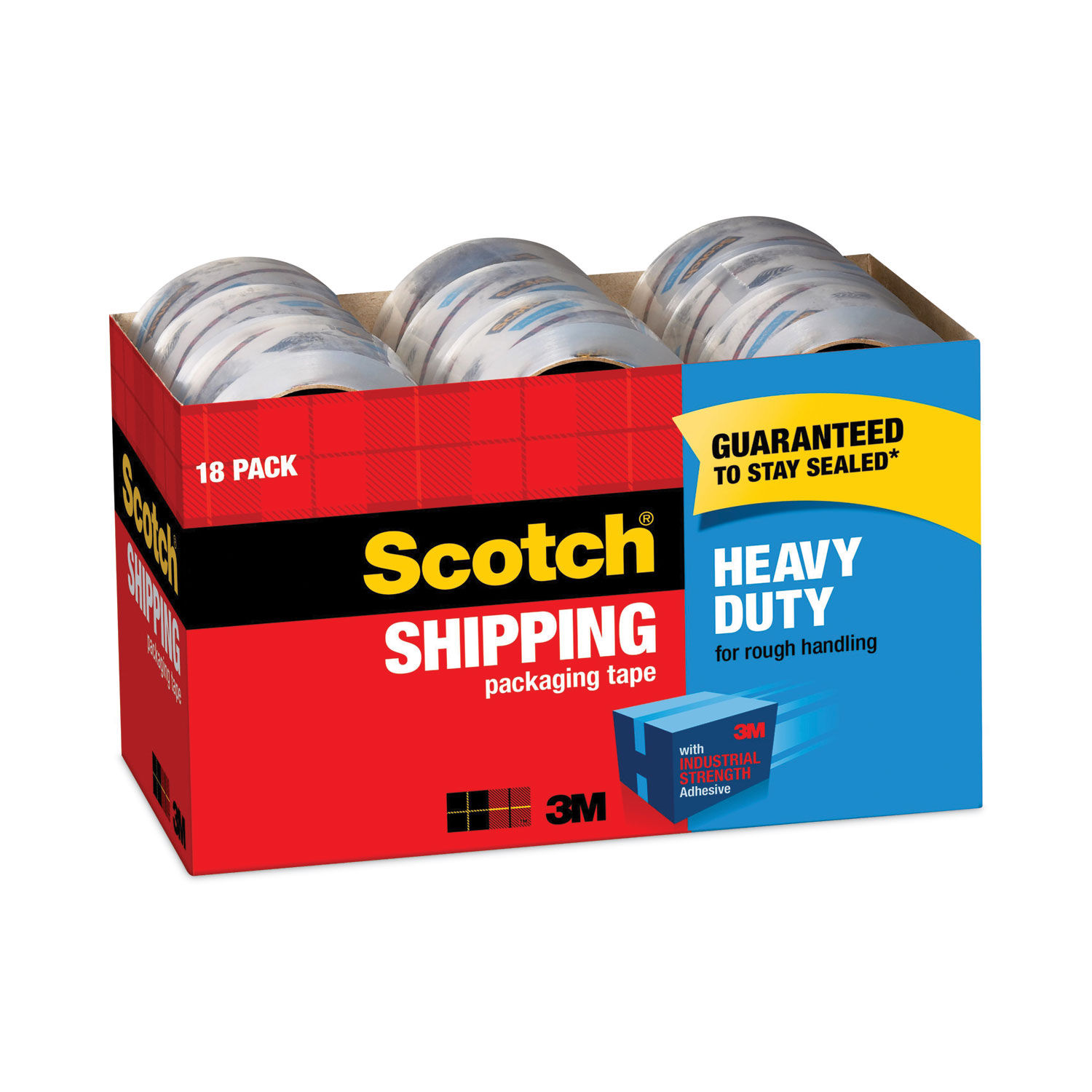 3850 Heavy-Duty Packaging Tape Cabinet Pack by Scotchandreg; MMM385018CP