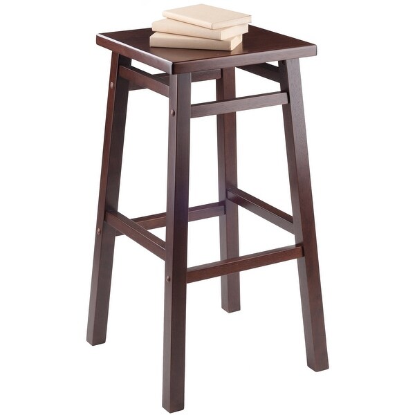 Carter Square Seat Bar Stool - 15.43 x 15.43 x 29.02 inches