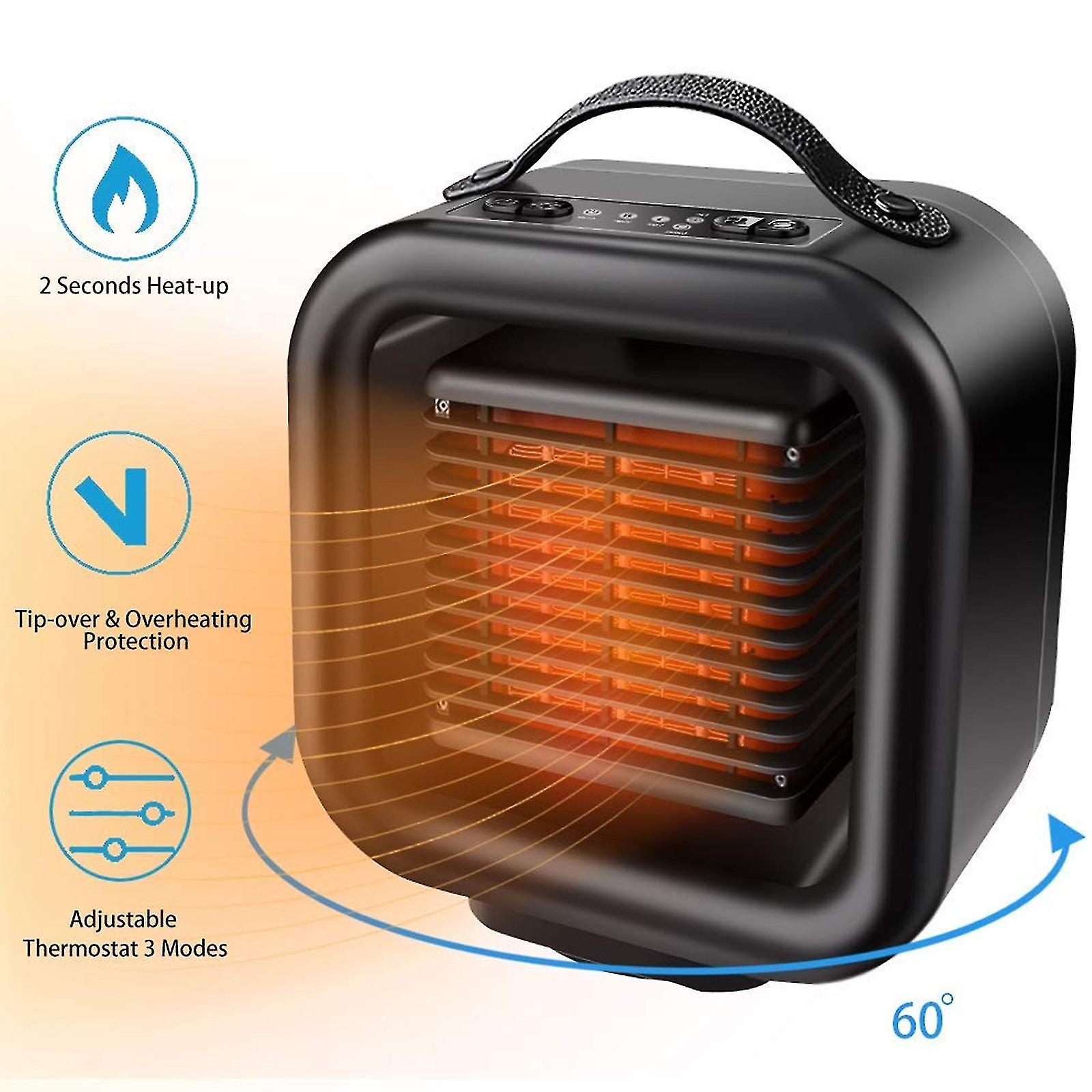 Portable Heater Fan Thermostat Electric Heater Fan Space Heater Warm Heater