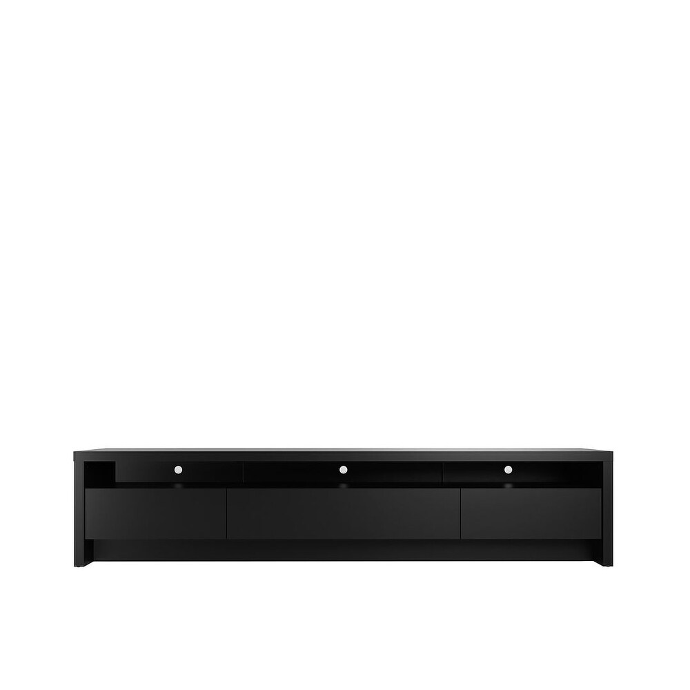 Manhattan Comfort Sylvan 85.43 In. Storage Media Cabinet Console