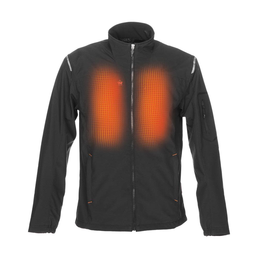 Alpine Bluetooth Heated Jacket 7.4 Volt Mens Black Small ;