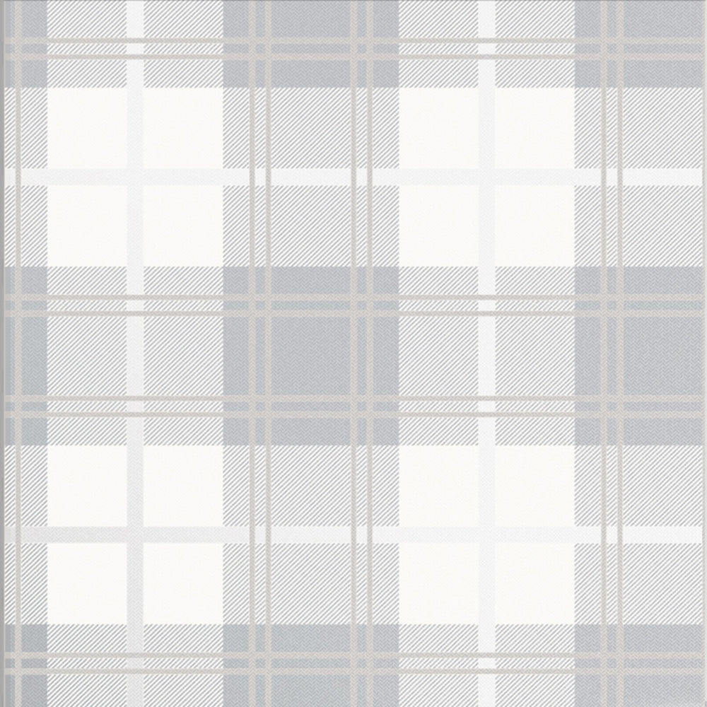 Tartan White Wallpaper