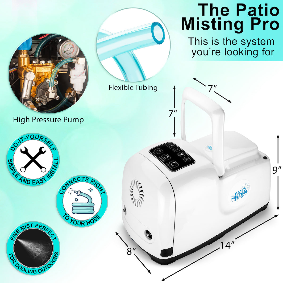 The Patio Misting System Pro - For Large Patios - Customizable DIY Installation-1/4